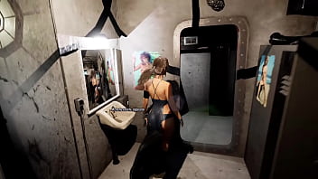 Lara explores a sunken ship in search of a sexual partner 3d hentai game animation