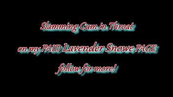 The sexiest goth you've ever seen lets you plow her face and dump your load balls deep