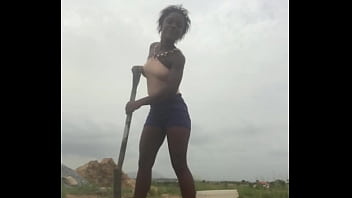 Crazybitch couldn’t stop twerking whiles being sexy after being punished by manager for not treating my fans well