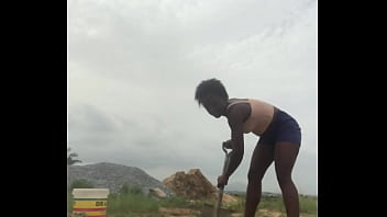 Crazybitch couldn’t stop twerking whiles being sexy after being punished by manager for not treating my fans well