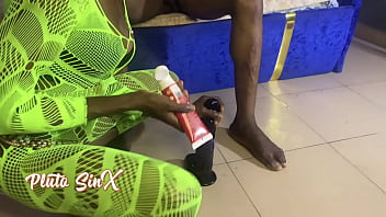 Vera knows how to handle both my dick and her toy