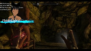 Skyrim messing around with sex mods and having sex in different positions