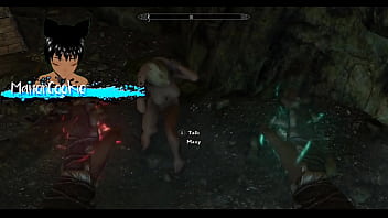 Skyrim messing around with sex mods and having sex in different positions
