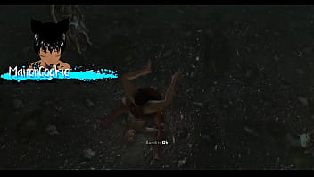 Skyrim messing around with sex mods and having sex in different positions