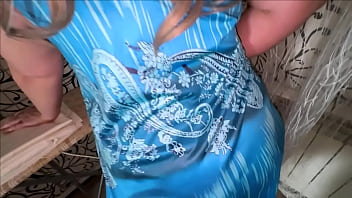 A big milf gently took a cock in her mouth and after a blowjob sent it to her ass