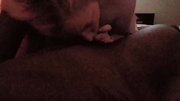 Long hair sucks bbc boyfriend