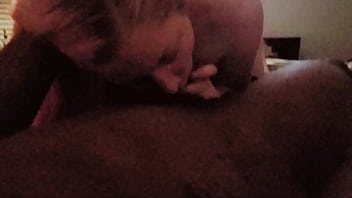 Long hair sucks bbc boyfriend