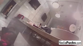 Blonde babe bangs her friend