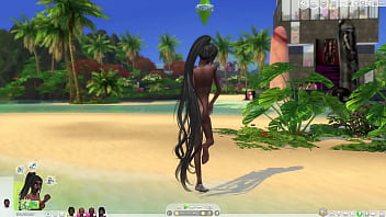 Shemales On Tropical Beach Videogame thumbnail