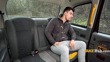 Woman drive tired of complaining passenger shoves his face in her pussy