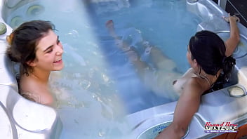 Horny brunette coeds jamie litton and vicky lick and rub their wet pussies