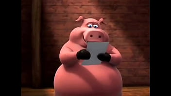 Cerdo bien gordo arruina el momento de más suspenso