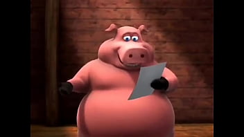 Cerdo bien gordo arruina el momento de más suspenso