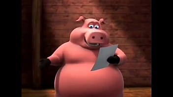 Cerdo bien gordo arruina el momento de más suspenso