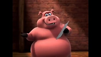 Cerdo bien gordo arruina el momento de más suspenso