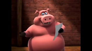 Cerdo bien gordo arruina el momento de más suspenso