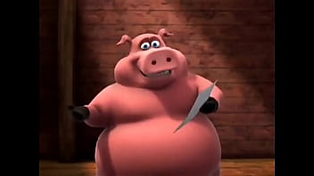 Cerdo bien gordo arruina el momento de más suspenso