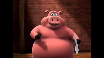 Cerdo bien gordo arruina el momento de más suspenso