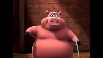 Cerdo bien gordo arruina el momento de más suspenso