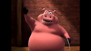 Cerdo bien gordo arruina el momento de más suspenso