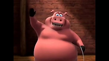 Cerdo bien gordo arruina el momento de más suspenso