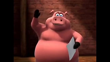 Cerdo bien gordo arruina el momento de más suspenso