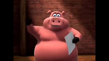 Cerdo bien gordo arruina el momento de más suspenso