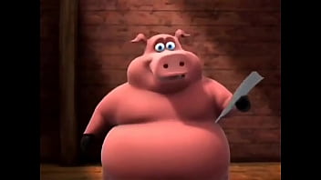 Cerdo bien gordo arruina el momento de más suspenso