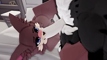 Hot sex with a furry in a condo