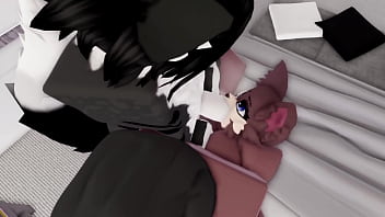 Hot sex with a furry in a condo