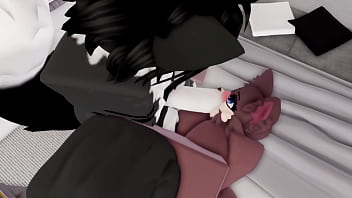 Hot sex with a furry in a condo