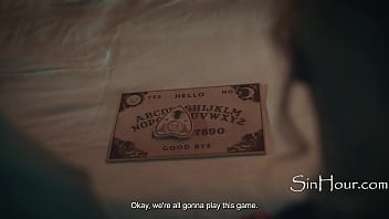 Petite virgin gets both of her holes stuffed by 2 trembling stepbrothers