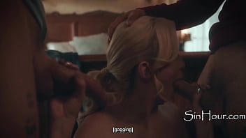 Petite virgin gets both of her holes stuffed by 2 trembling stepbrothers