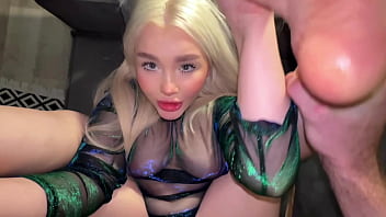 Hard home sex with a beautiful stepmom moans like a slut with pleasure