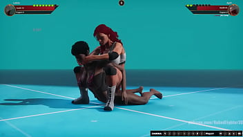 Leticia vs april nf3d female kinky combat virtual reality