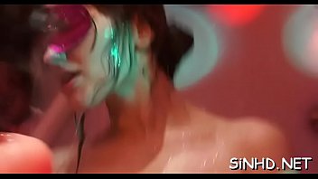 Explicit and wild club gratifying