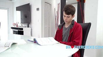 Hard To Focus When My Stepbrothers Big Dick Is Right There thumbnail