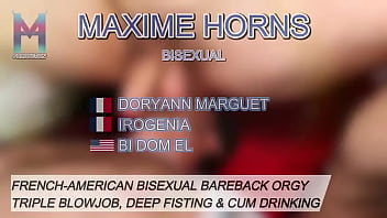 She made us gag on bi dom el’s cock while fisting me to the elbow sexirogenia made sure our faces were covered wit