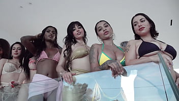 My friends give me 10 women at once for my birthday