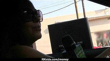 Tight teen fucks a man in front of the camera for cash 23