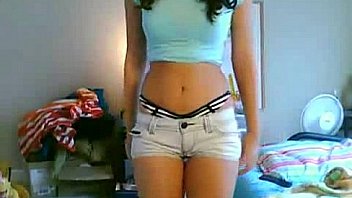 Sexy brunette knows how to move