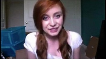 Redhead masturbates on cam