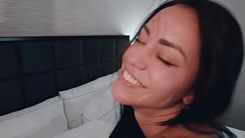 Hot brunettes valentina nappi & alina lopez take turns on giant cock