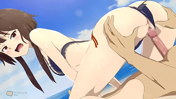 She loves intense fuck hard sex at beach and creampied