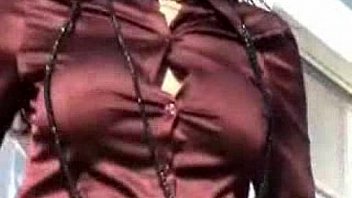 Mature satin outdoor horny mature in heels and nylons