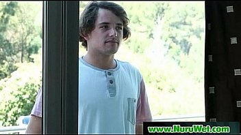 Nuru massage sex with busty asian babe 11