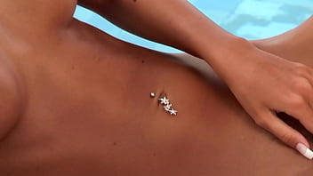 Hot girls banana fuck pool party