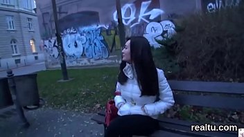 Flawless czech teenie is teased in the mall and screwed in pov