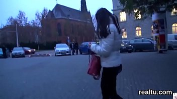 Flawless czech teenie is teased in the mall and screwed in pov