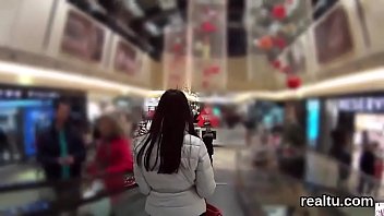 Flawless czech teenie is teased in the mall and screwed in pov